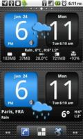 FlipClock AhMan BLUE 4x2