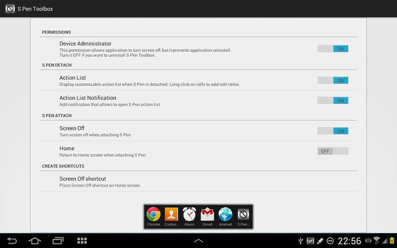 S Pen Toolbox
