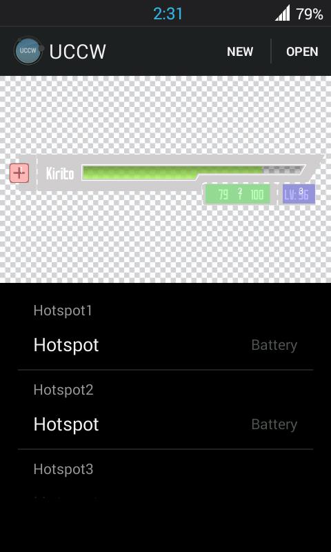 SAO UCCW Widgets