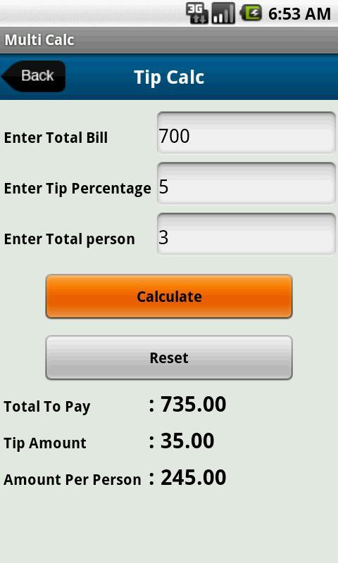 Misc Calculator