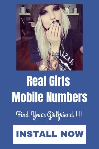 Real Girls Mobile Numbers