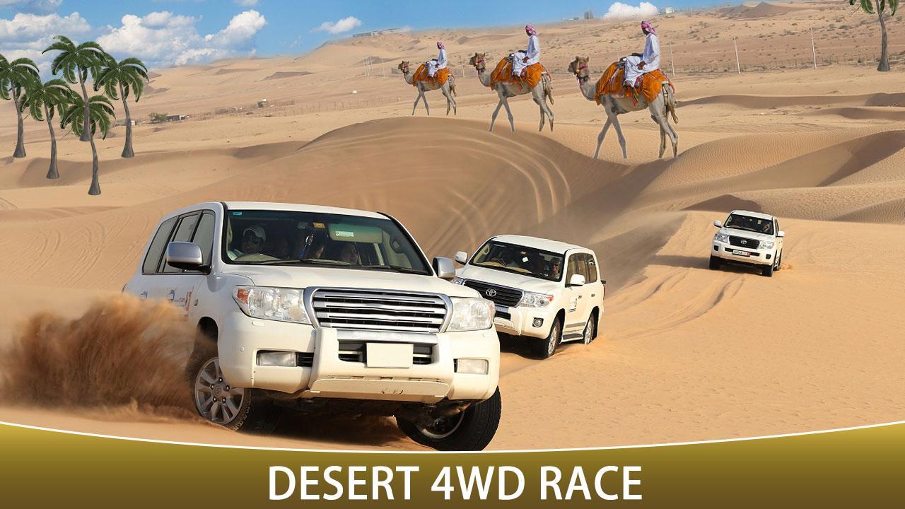 Real Race Desert Jeep Drifting
