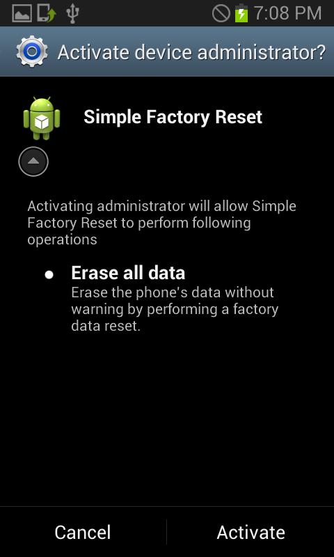 [Free] Simple Factory Reset