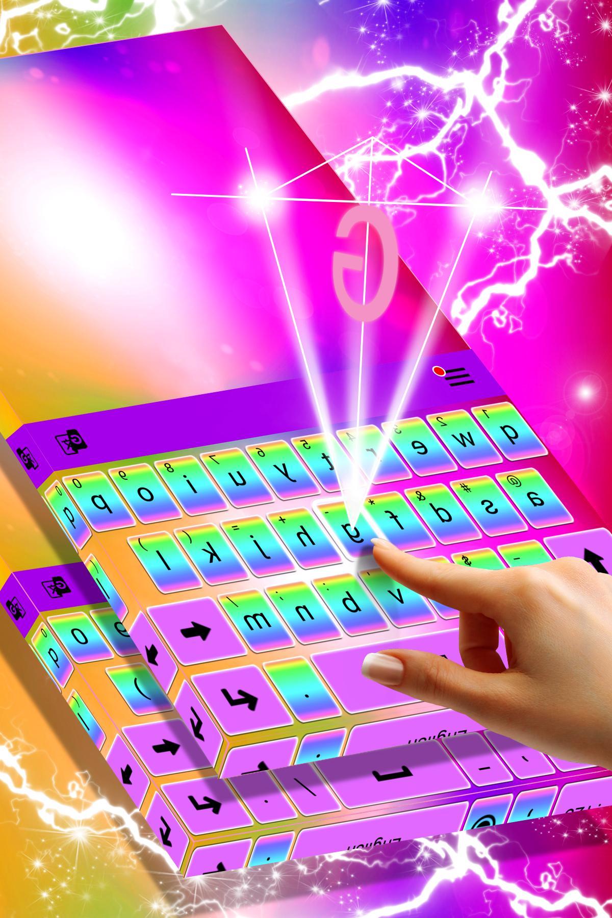 Color Keyboard Theme for Girls