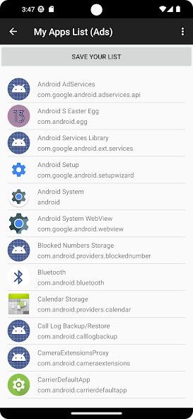 My Apps List (Ads)