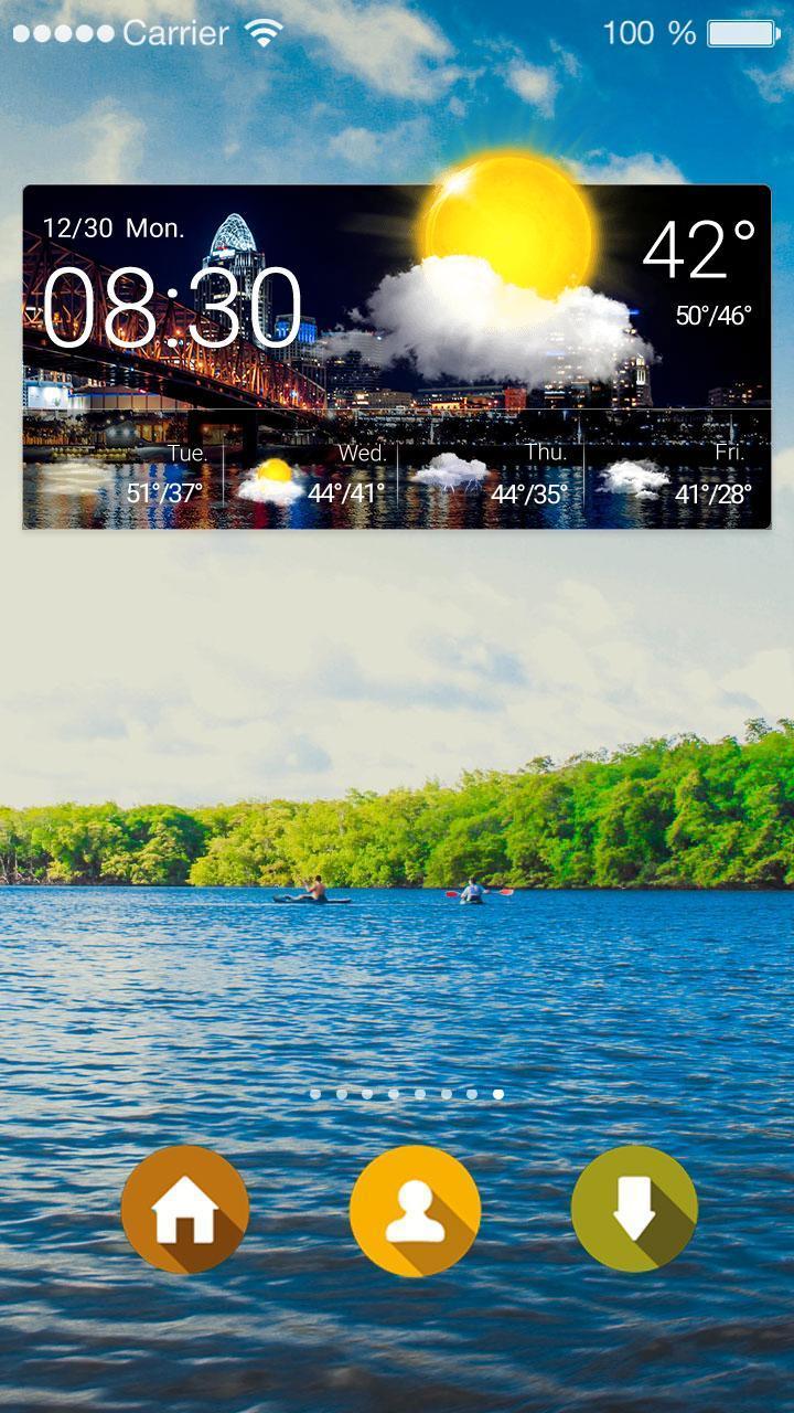 Weather Clock Widget Port