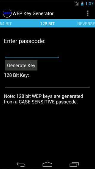 WEP Key Generator