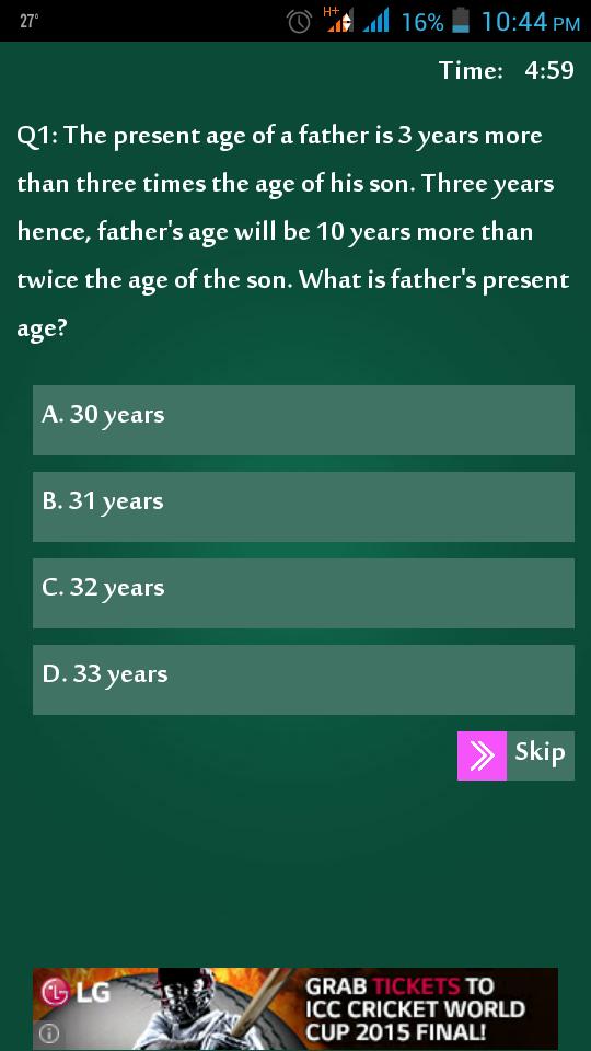 Maths Aptitude