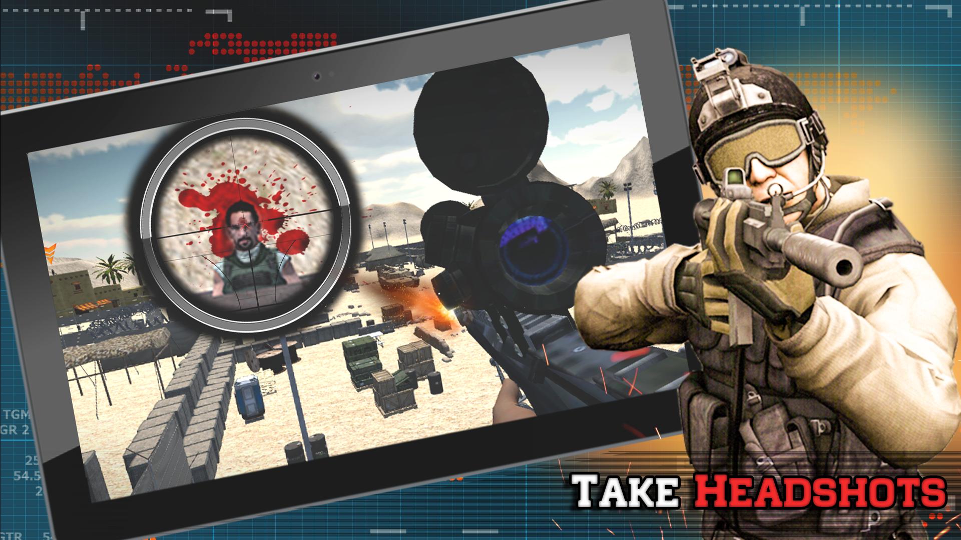 Sniper Shooter Desert War 3D