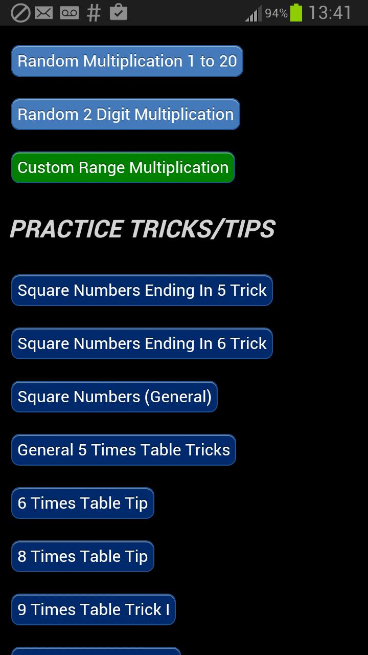 Arithmetic Tricks