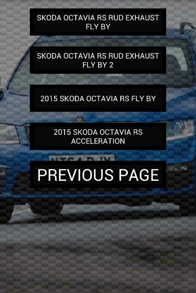 Engine sounds of Octavia