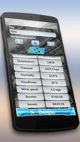 Bubbles Weather Clock Widget