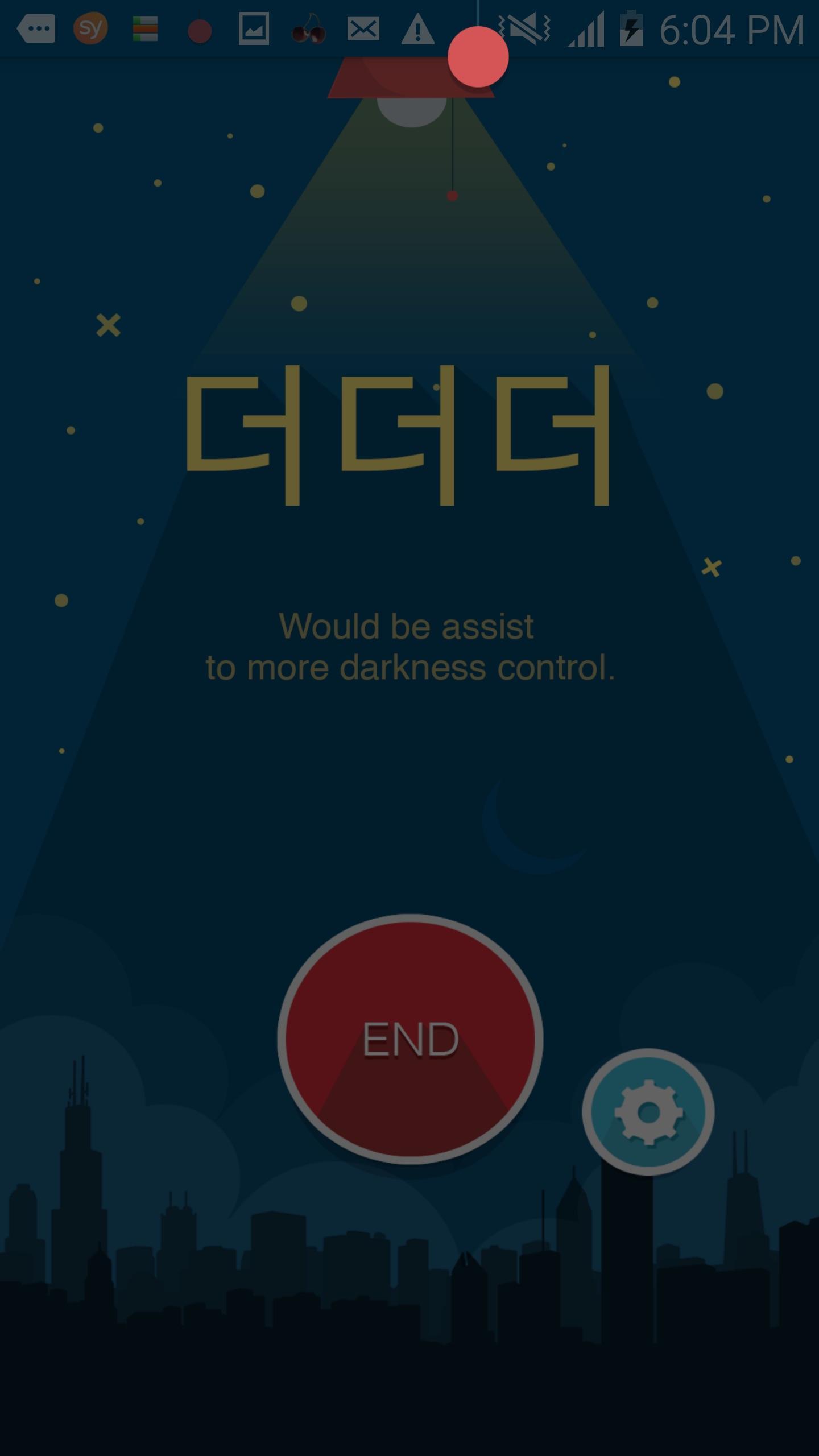 Screen darker
