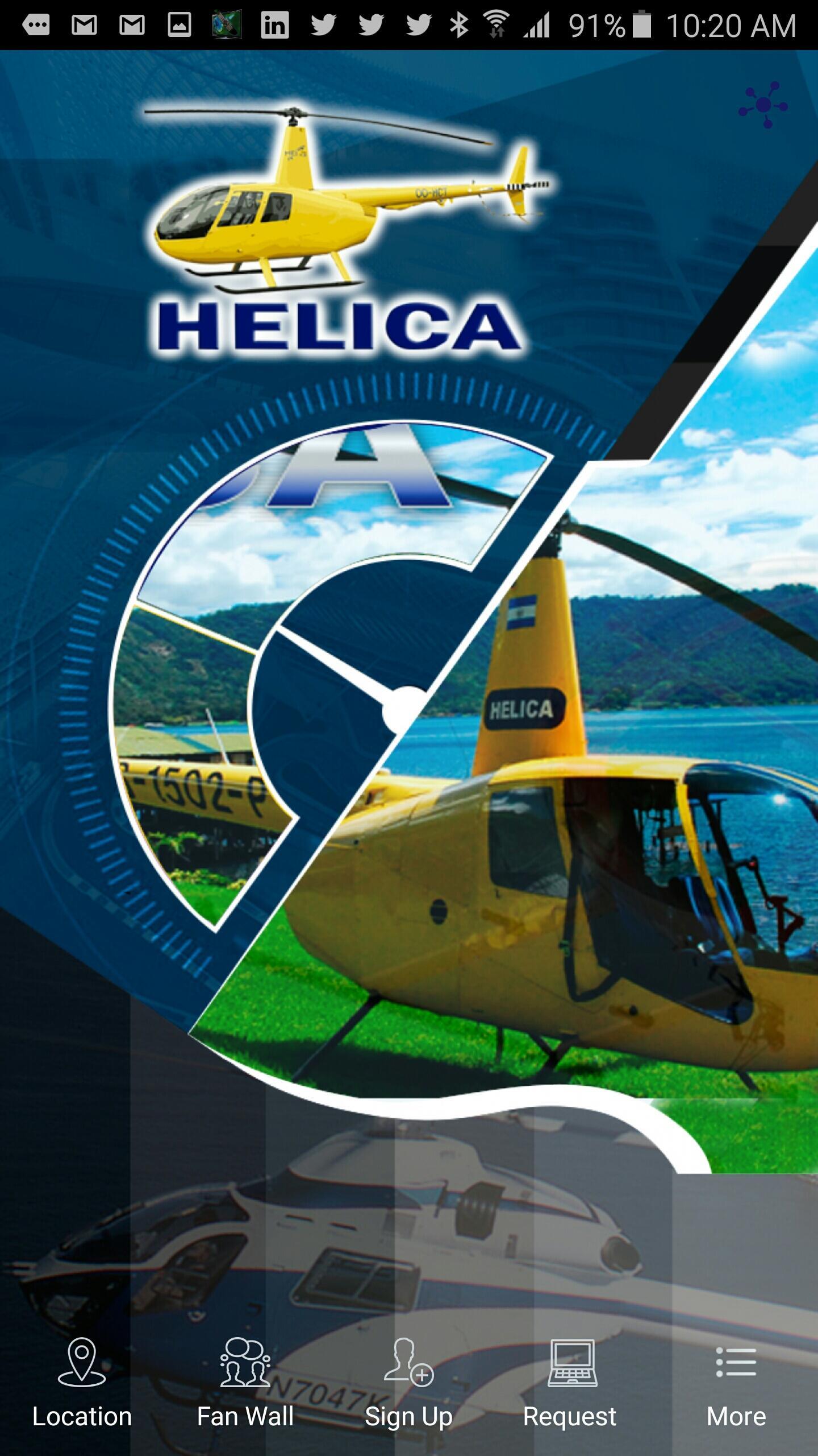Helicopteros de El Salvador