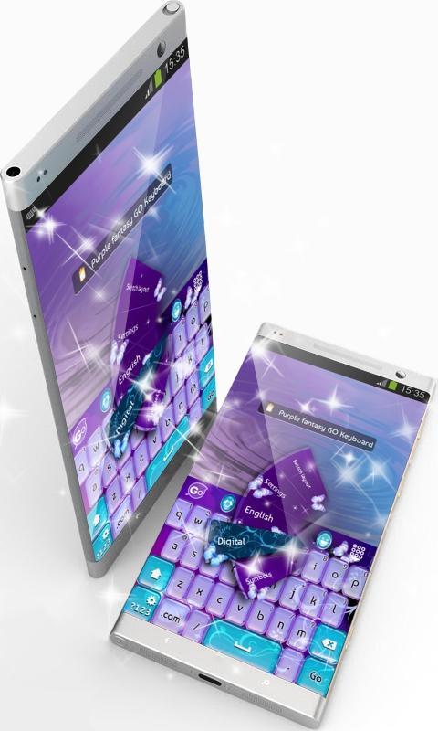 Purple fantasy GO Keyboard