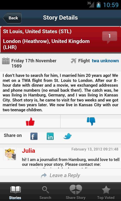 We Met On A Plane