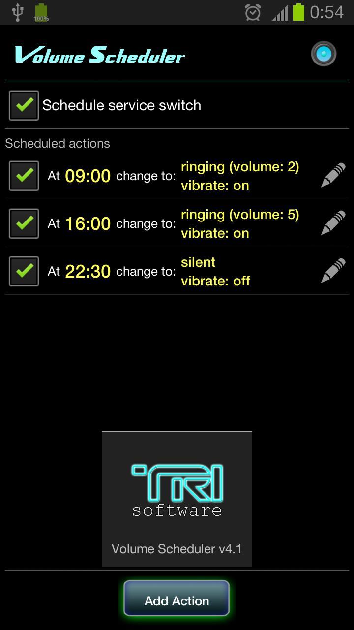 Volume Scheduler