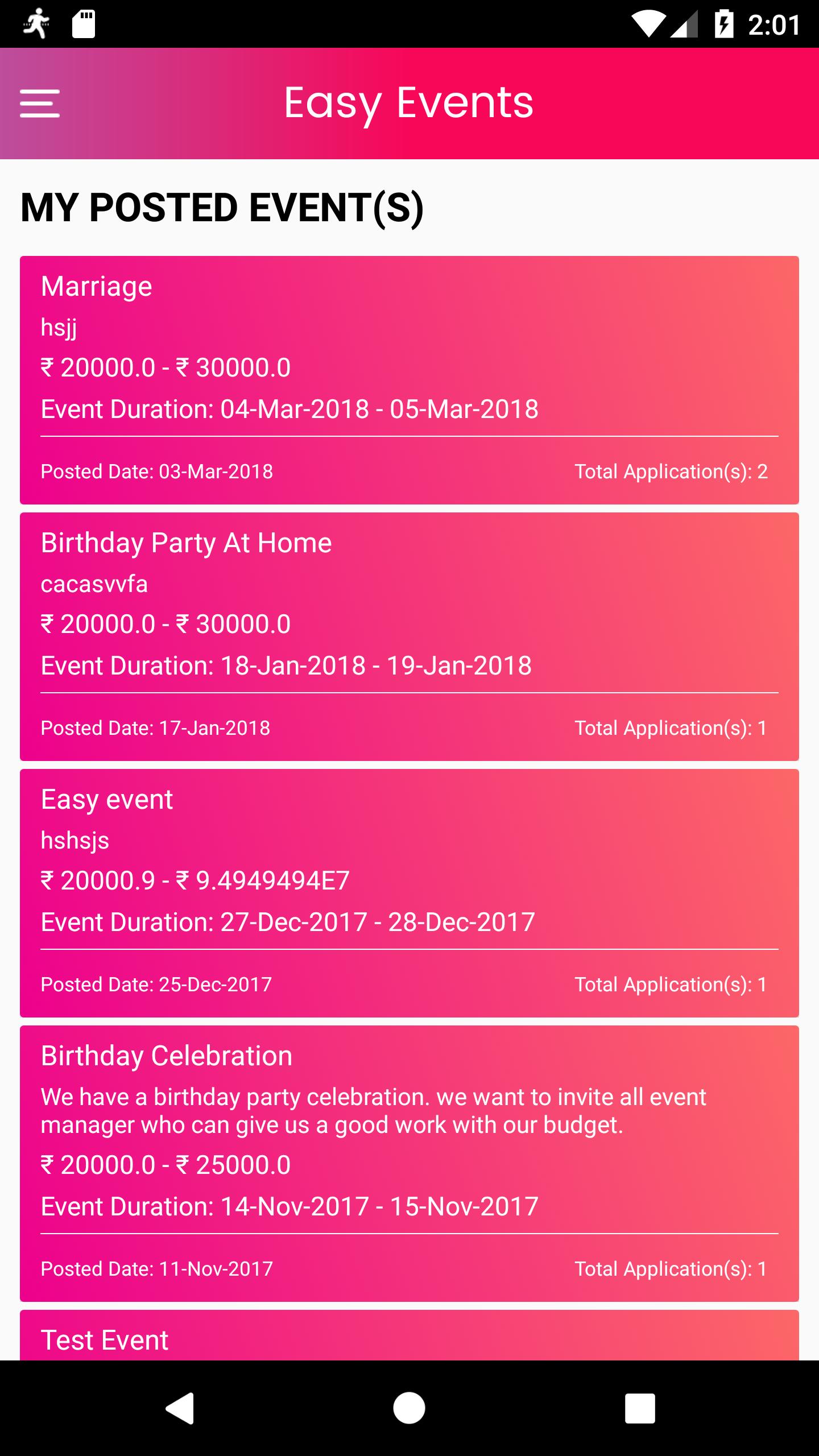 Easy Events