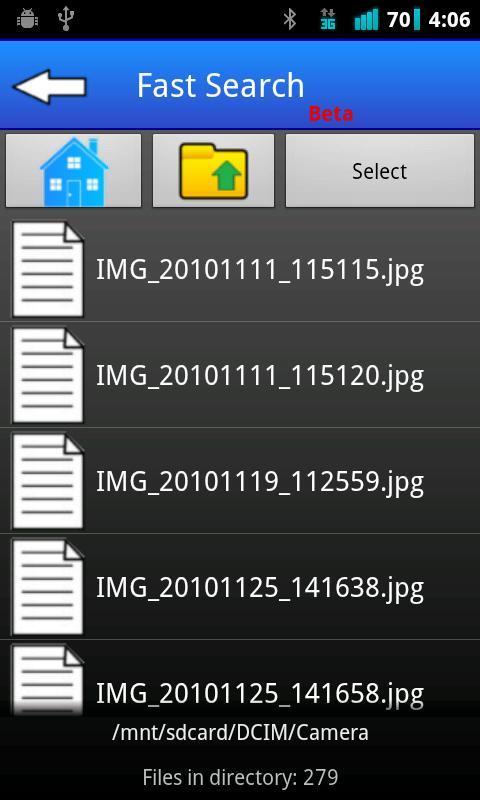 Fast Storage Search
