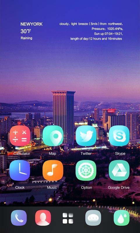 The Origin GO Launcher Theme