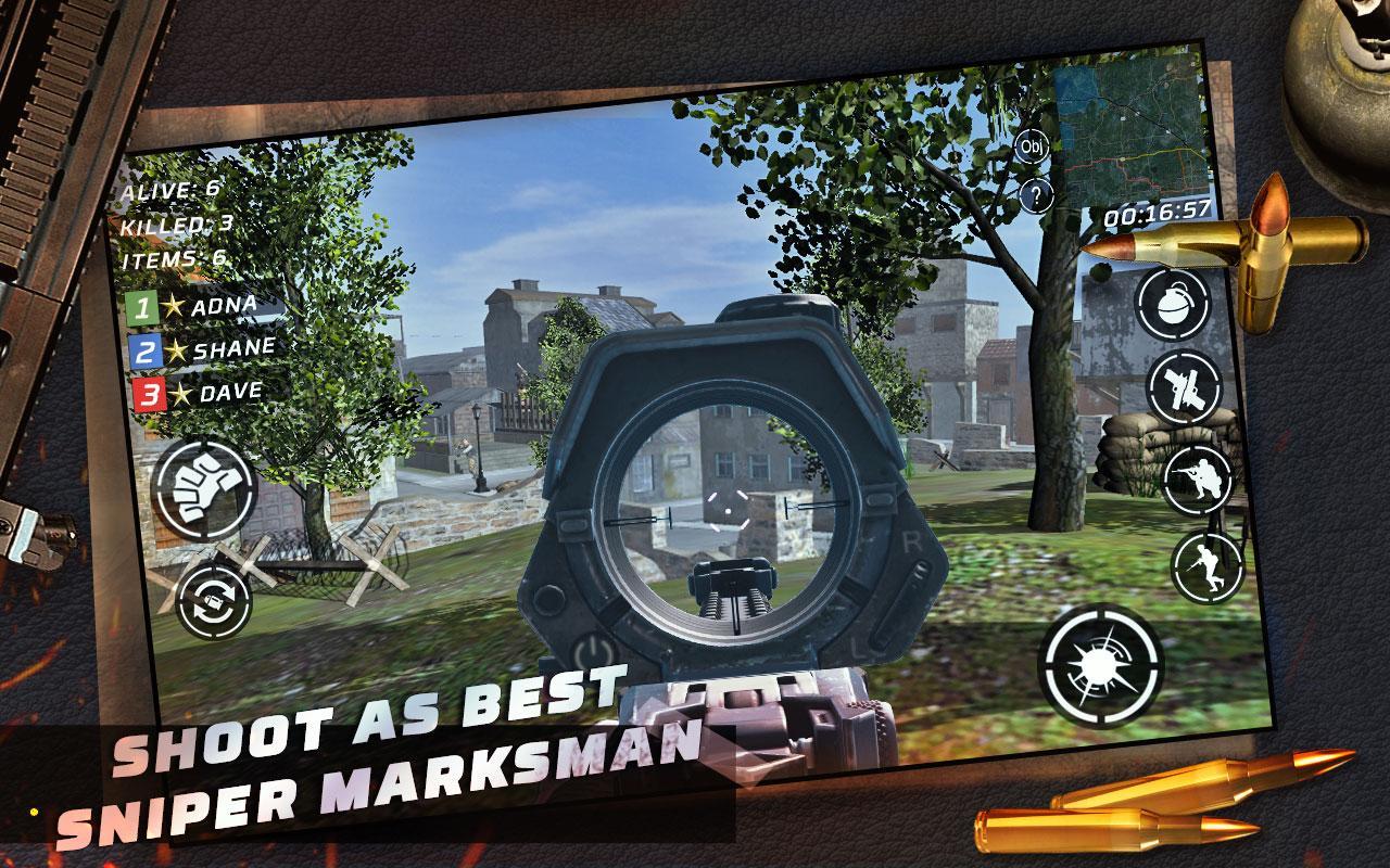 Gun Strike Battleground Fire - Free Shooting Games