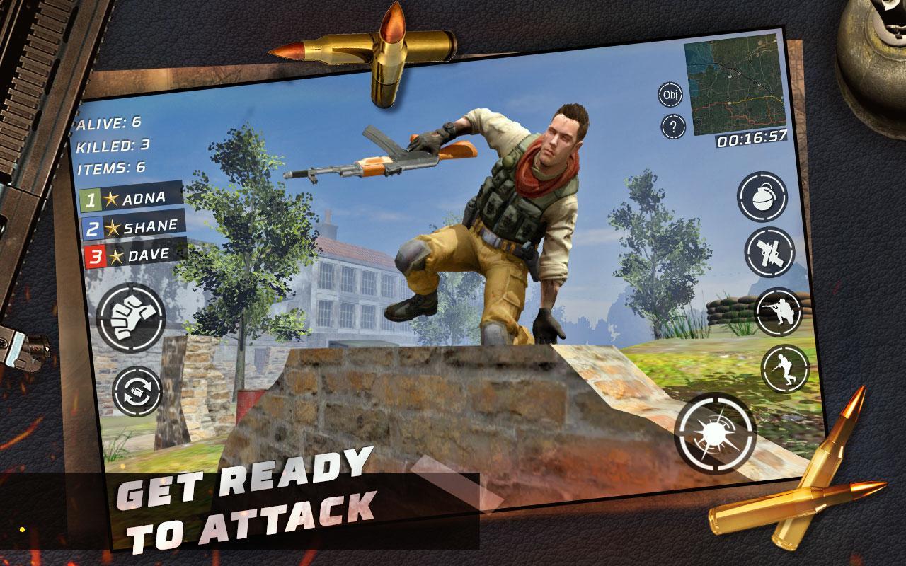 Gun Strike Battleground Fire - Free Shooting Games