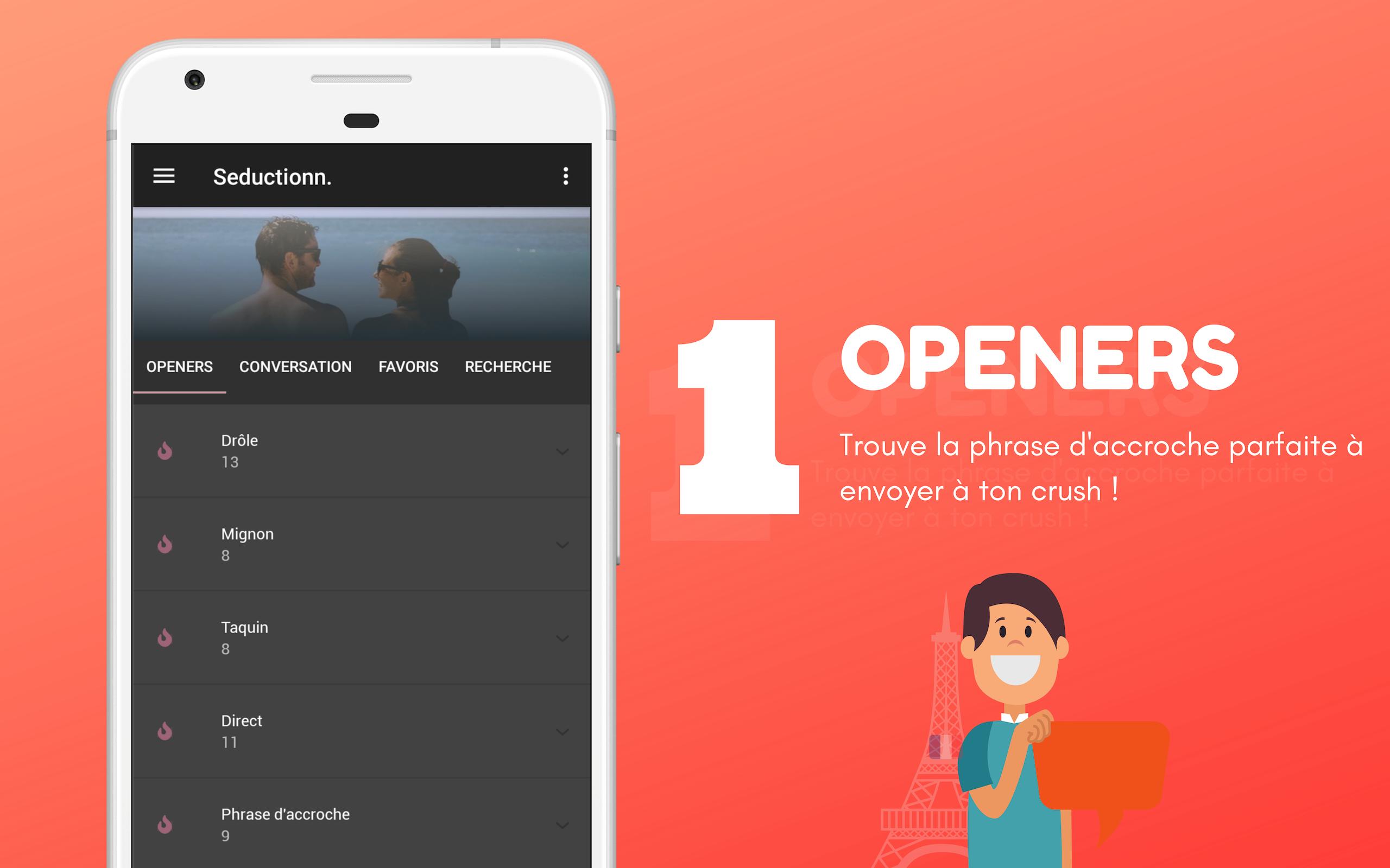 Seductionn : Openers et Conver