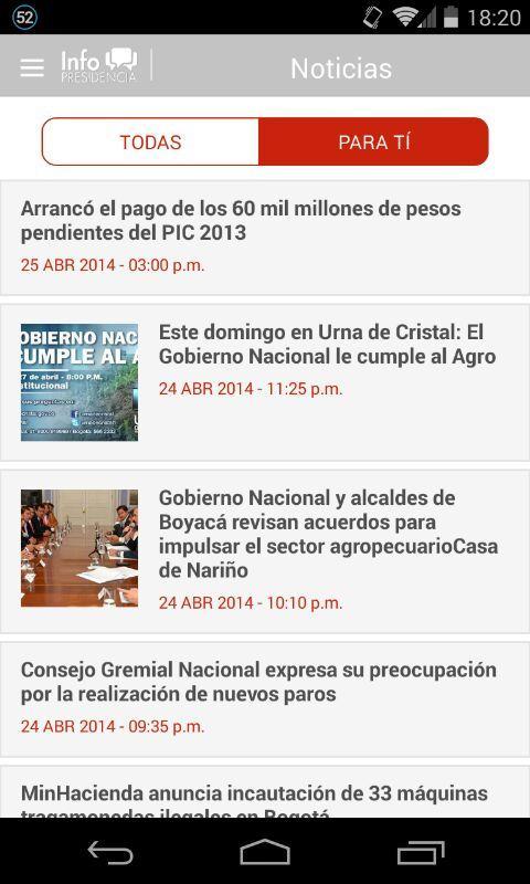InfoPresidencia