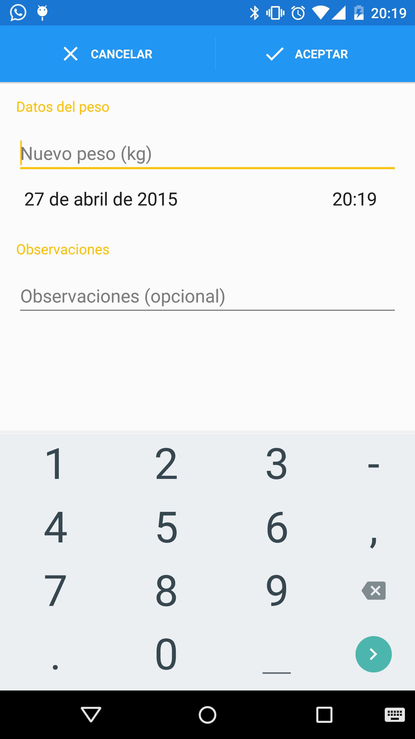 My Weight Tracker