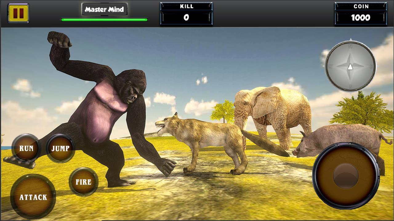 Gorilla Sim Dino Gorilla Game 2019
