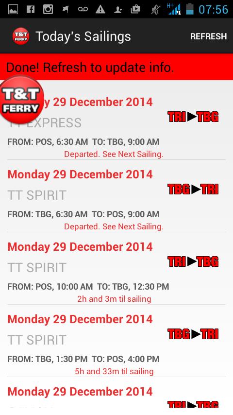 Trinidad Tobago Ferry Sailings