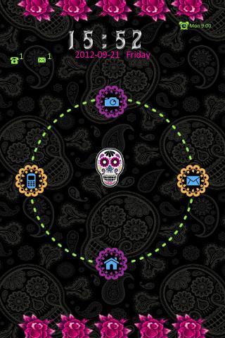 Skulls n Roses Theme Go Locker
