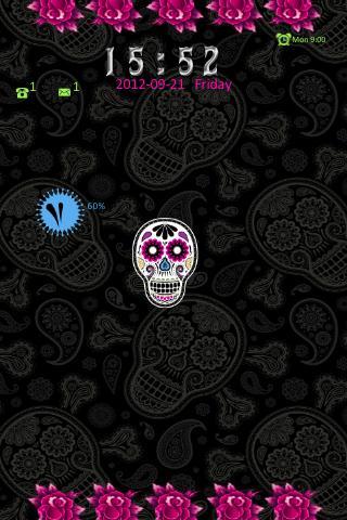Skulls n Roses Theme Go Locker