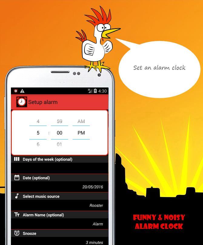 Funny & Noisy Alarm Clock