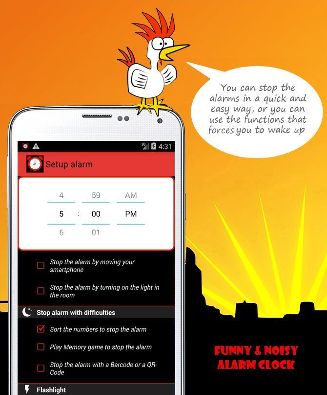 Funny & Noisy Alarm Clock
