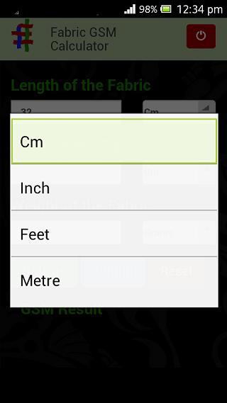 Fabric GSM Calculator