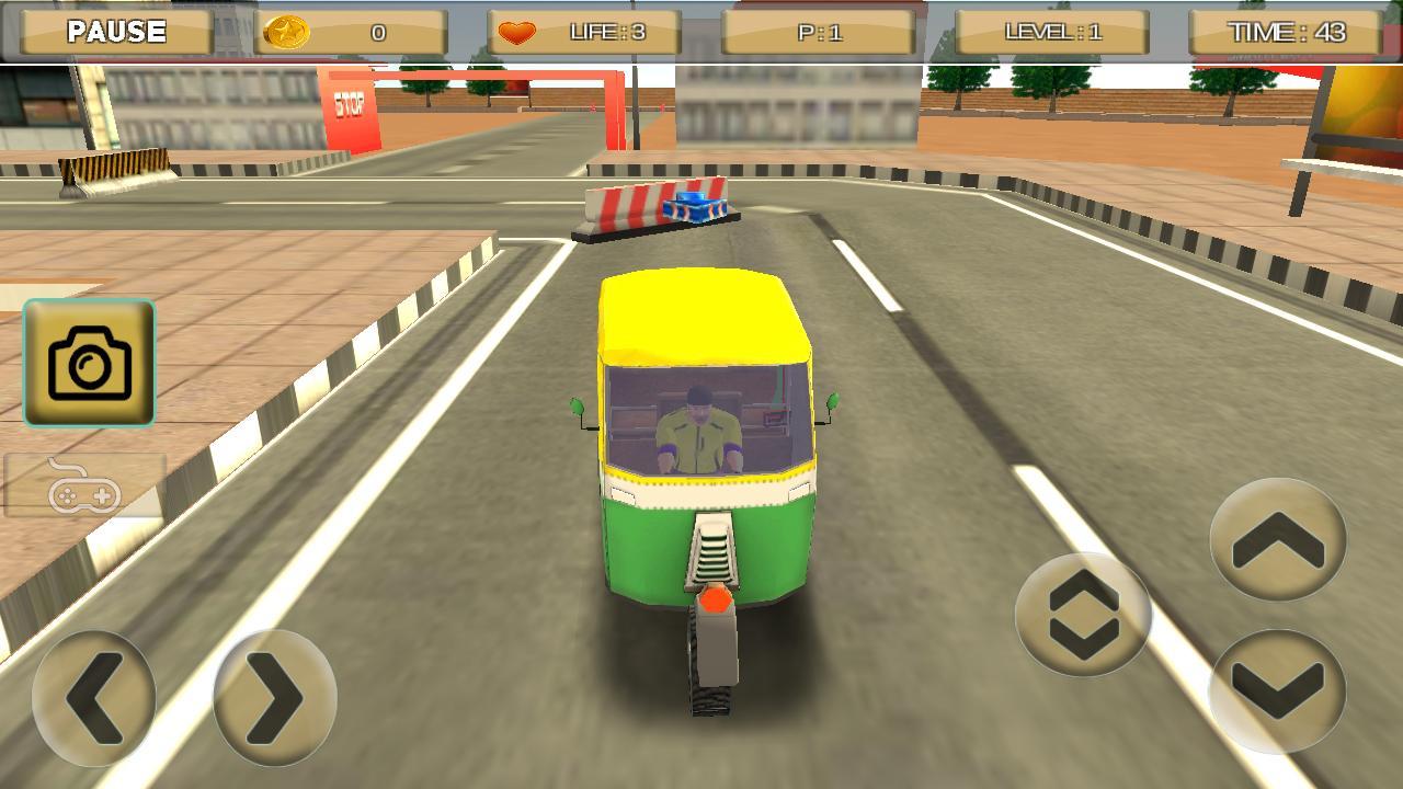 Crazy Tuk Tuk Rickshaw Drive