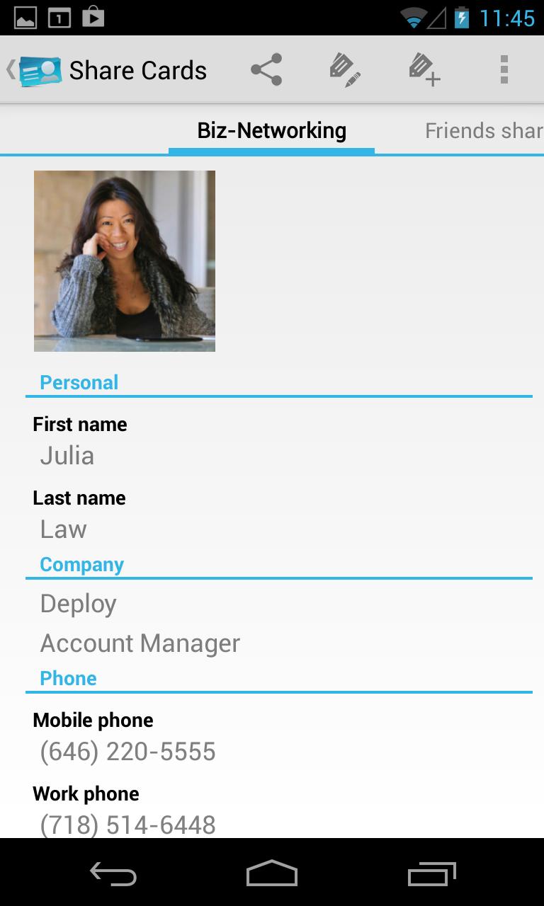 Share My Contact