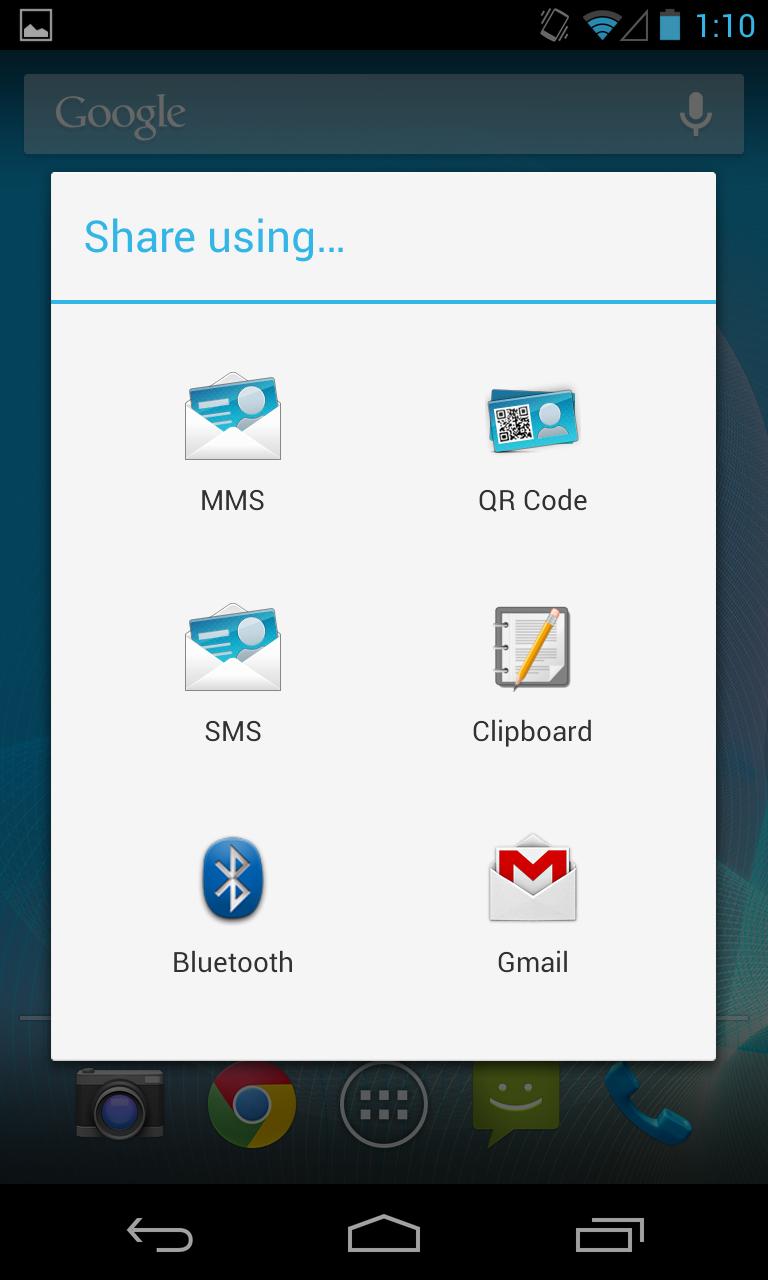 Share My Contact