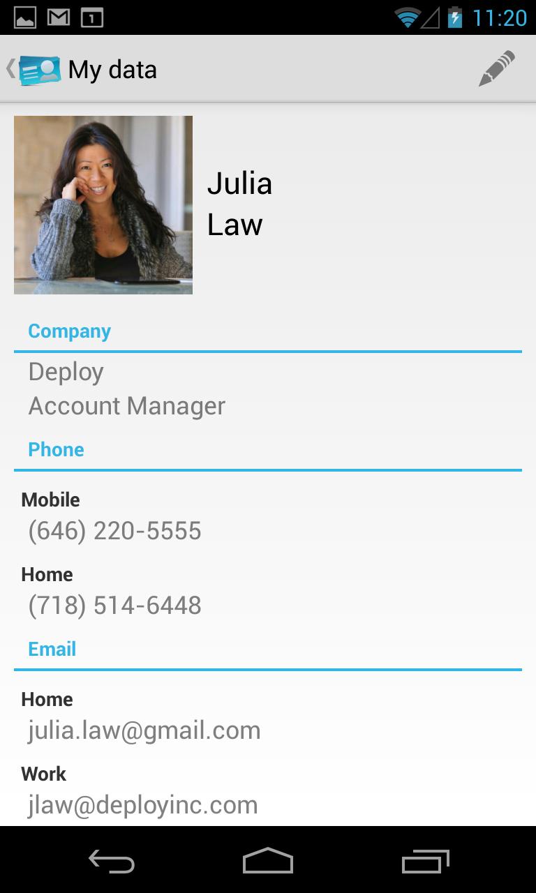 Share My Contact