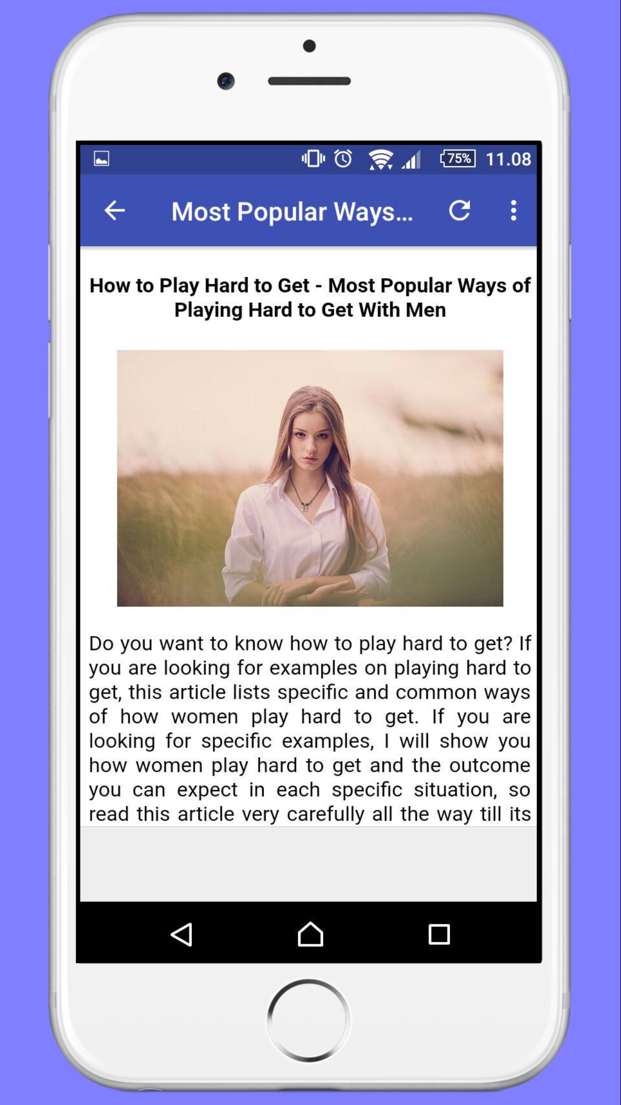 How To Play Hard To Get