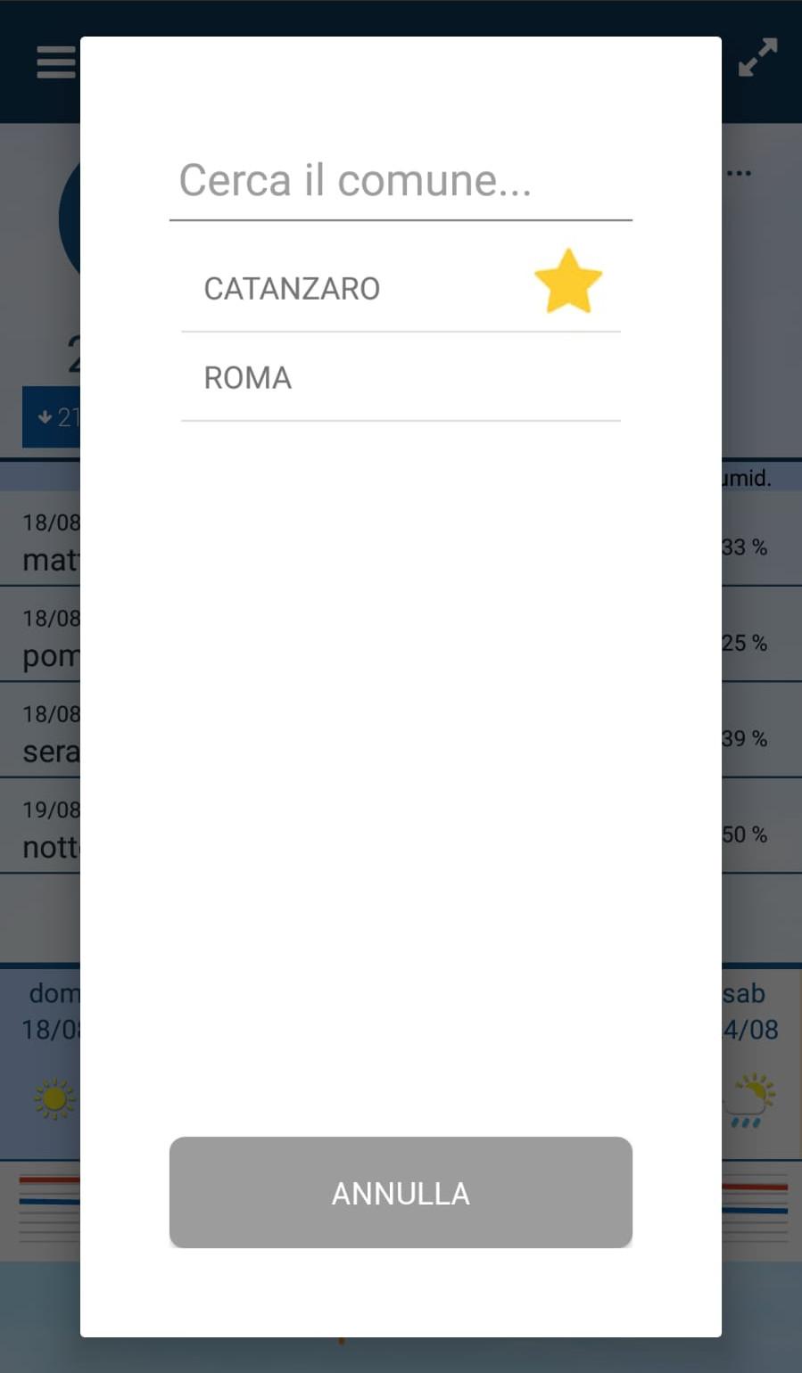 Meteo In Calabria
