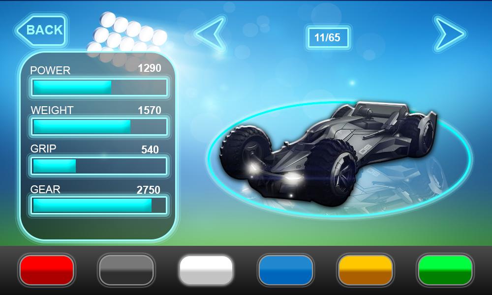 rocket cars league battle arena