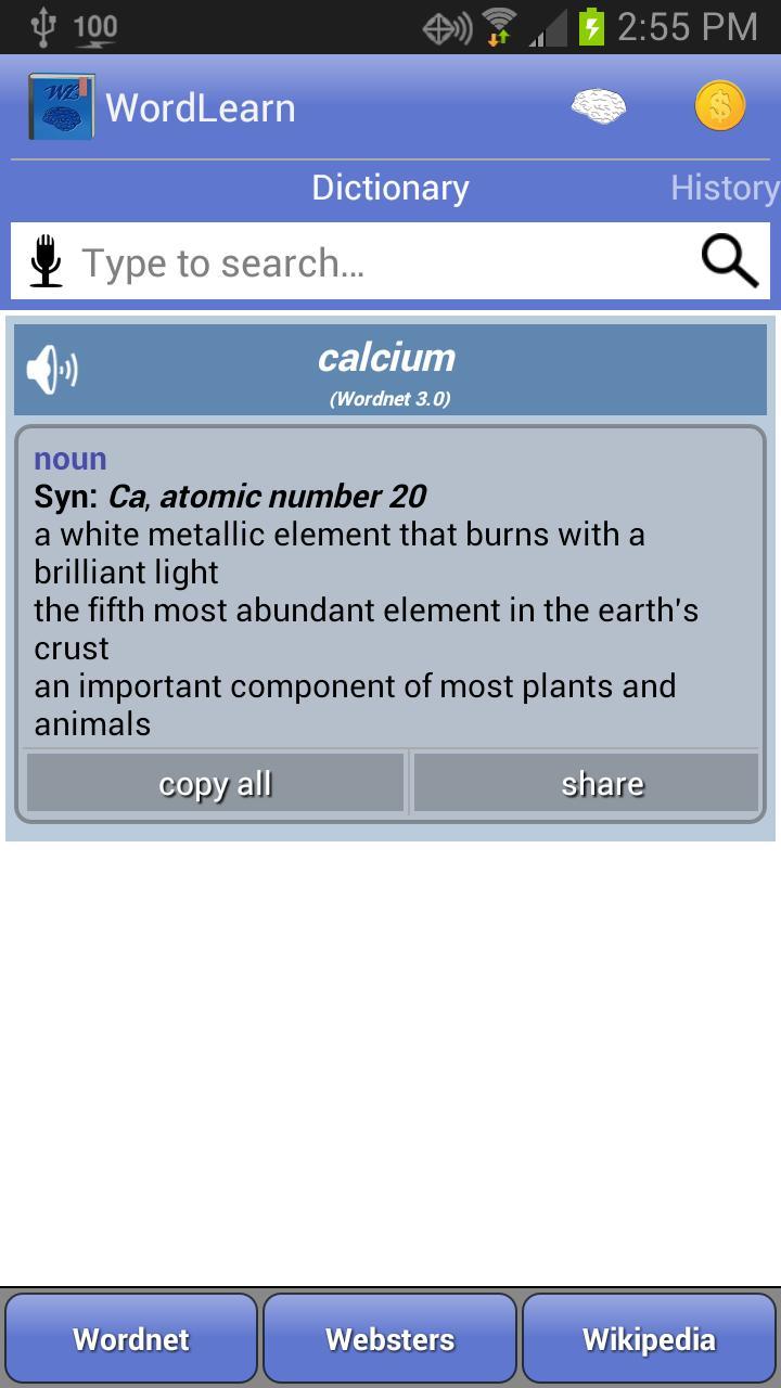 Word Learn Dictionary