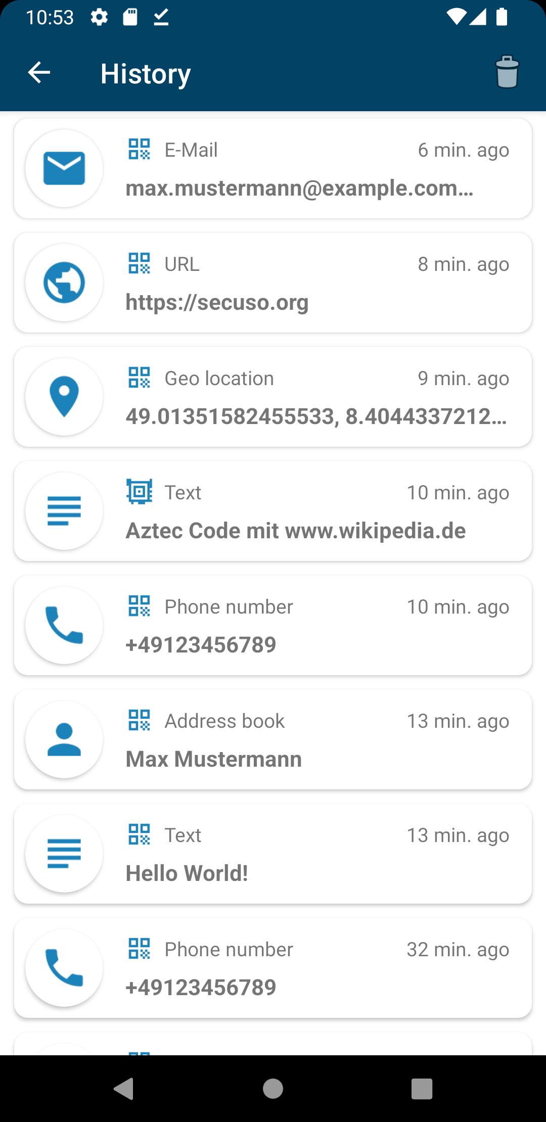 QR Scanner (PFA)
