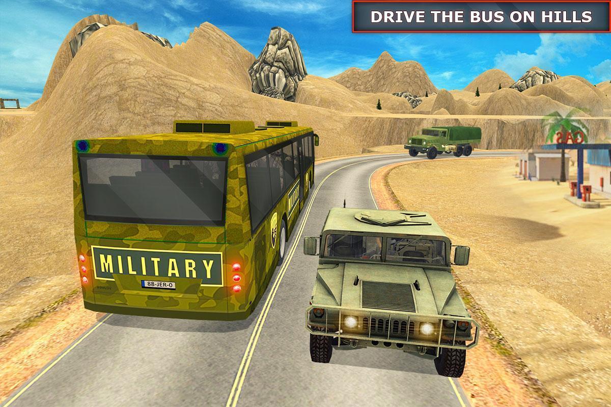 Army Bus Driving Simulator 3D
