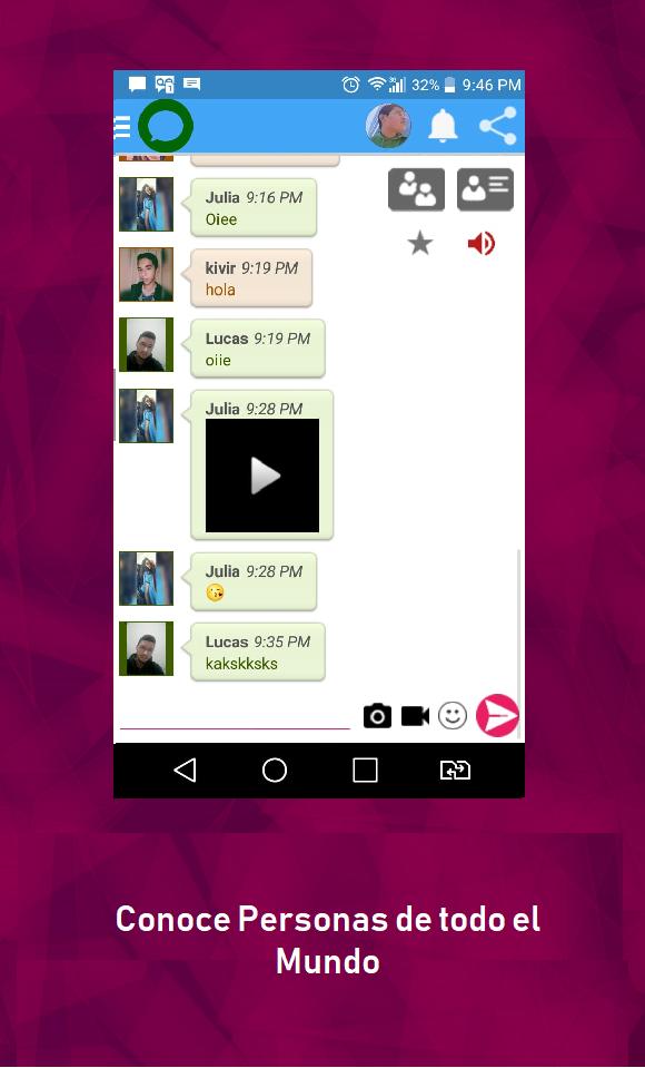 Chat para conocer Personas