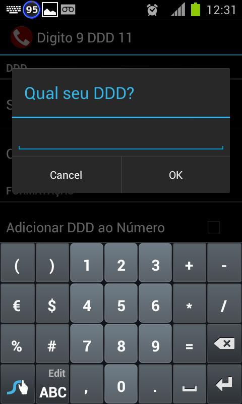 Novo Digito DDD 11