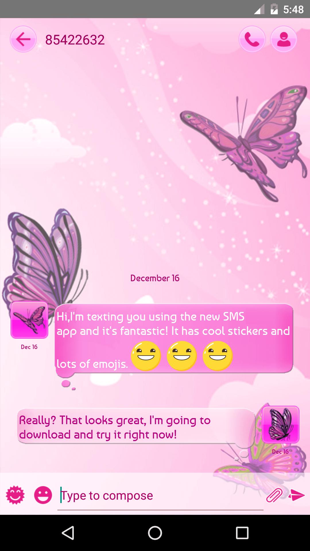 Pink SMS