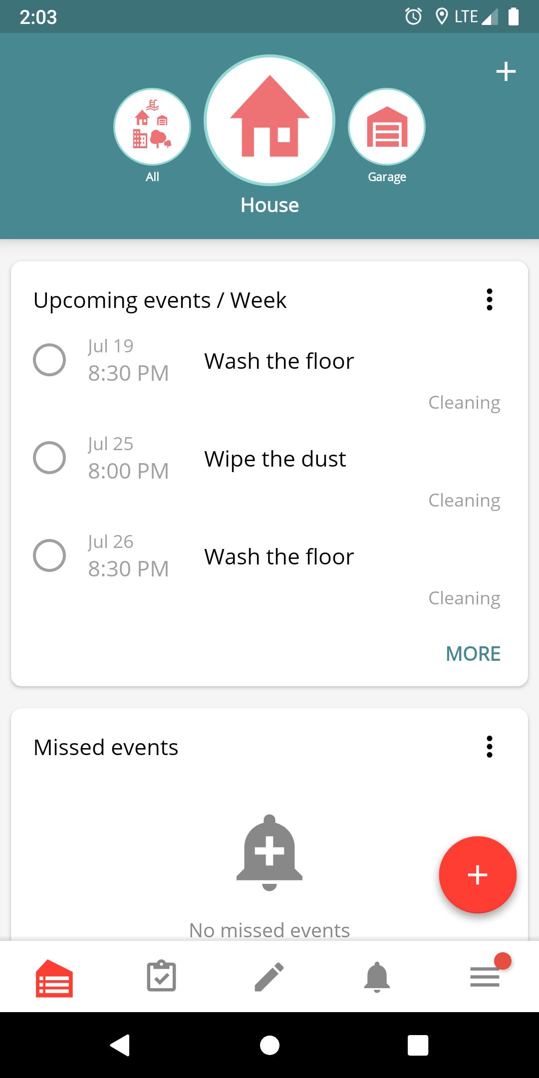 Housekeeping